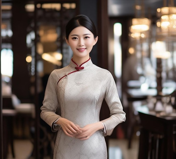 旗袍礼仪酒店服务员,尊重客人,展现专业 旗袍礼仪酒店服务员,尊重客人,展现专业