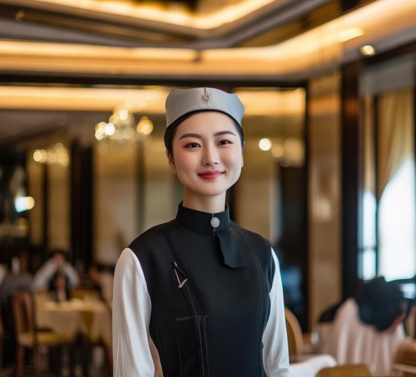 餐饮服务员，博乐大酒店服务的核心力量