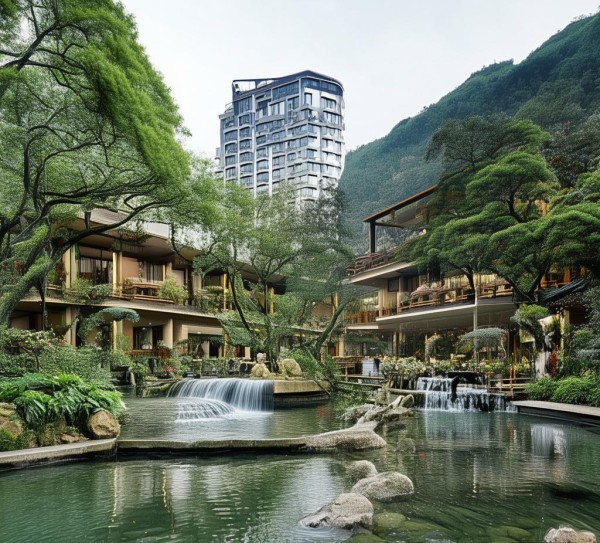 益泉花园，品质之选，餐饮与酒店完美融合