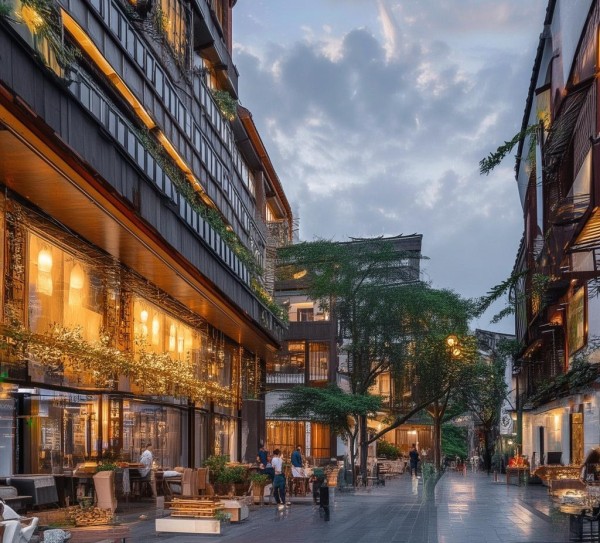 灵溪餐饮酒店是一所集餐饮、娱乐、购物于一体的现代化连锁酒店,位于灵溪古镇核心区域,环境优雅,设施完善,是游客休闲娱乐、商务接待的理想选择。酒店以独特的地理位置和丰富的服务内容,成为灵溪古镇的代表之一 灵溪餐饮酒店是一所集餐饮、娱乐、购物于一体的现代化连锁酒店,位于灵溪古镇核心区域,环境优雅,设施完善,是游客休闲娱乐、商务接待的理想选择。酒店以独特的地理位置和丰富的服务内容,成为灵溪古镇的代表之一
