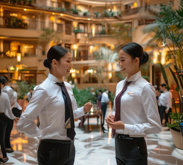 安哥达酒店服务礼仪培训，让每位客人感受到安哥达的独特魅力