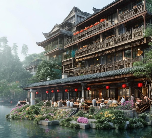 建湖餐饮酒店，品质生活与自然融合