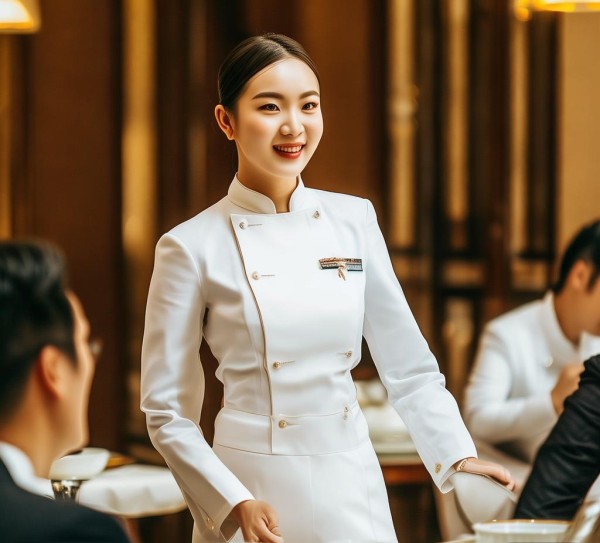 中胜大酒店餐饮服务员,服务之道,服务的担当 中胜大酒店餐饮服务员,服务之道,服务的担当