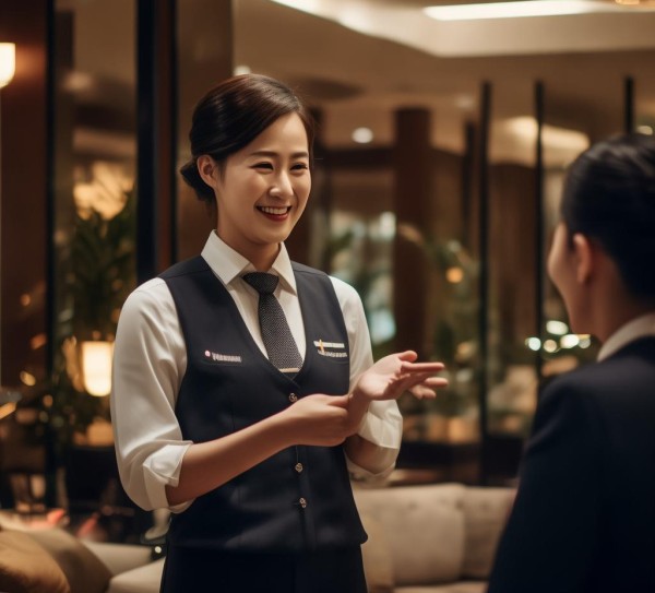 酒店服务礼仪，用心服务，温暖人心