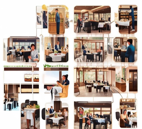 酒店餐饮部服务流程图,从入店到离开的完整服务图谱 酒店餐饮部服务流程图,从入店到离开的完整服务图谱