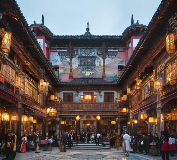煮酒楼,煤海大酒店的异国风情绝了 煮酒楼,煤海大酒店的异国风情绝了