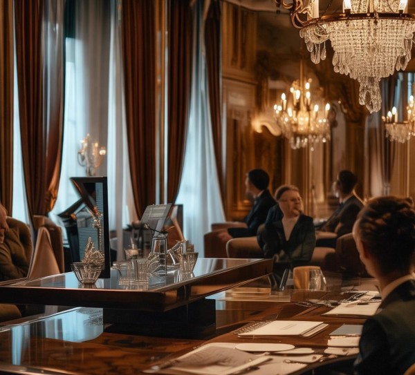 luxurious Hotel and Dining Management Plan:A Perfect Presentation for Luxury Clients