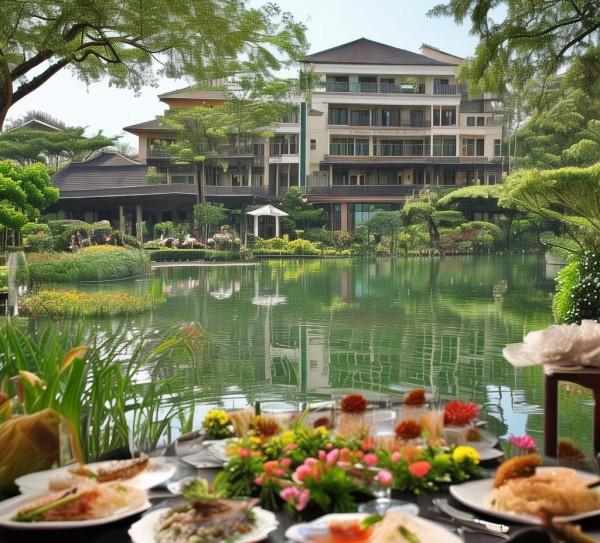 香湖湾酒店,美食与自然的完美结合 香湖湾酒店,美食与自然的完美结合