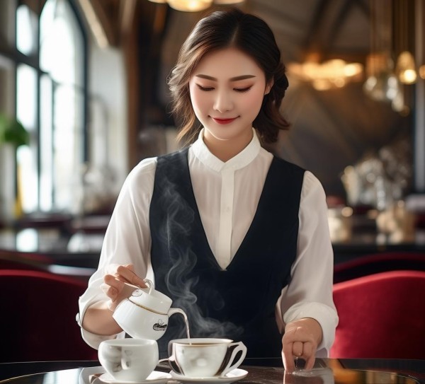 五星酒店服务员,上茶礼仪的实战指南 五星酒店服务员,上茶礼仪的实战指南