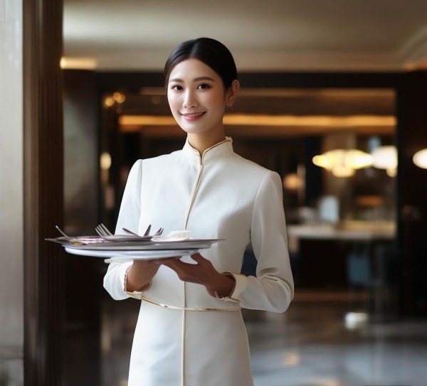 酒店服务员，文明服务的象征