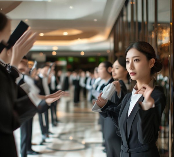 五星级酒店服务礼仪操,细节决定成败,礼仪润物无声 五星级酒店服务礼仪操,细节决定成败,礼仪润物无声