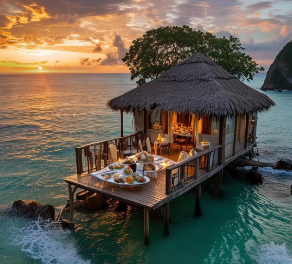 探索海皮岛，unique dining at the Perfect Place to Relax