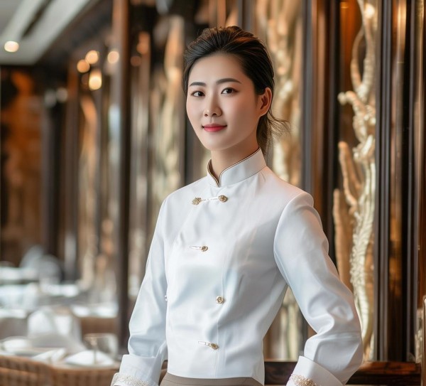酒店服务员餐饮图片，专业形象的传递与文化传承