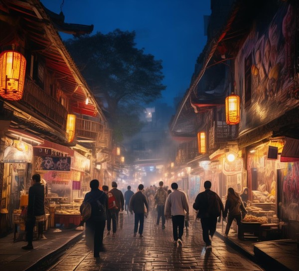 城市夜行记,探索千花洲的美食与文化 城市夜行记,探索千花洲的美食与文化