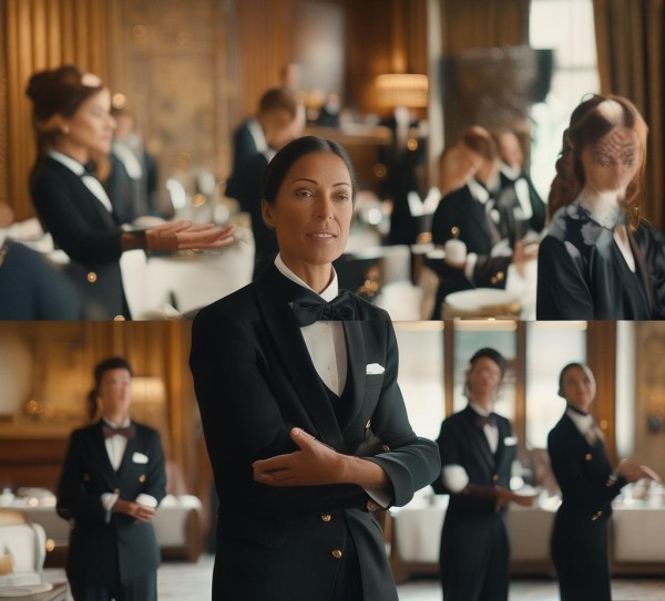 孟苑酒店服务礼仪视频制作与说明