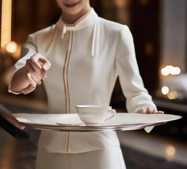 酒店服务员递物接物礼仪