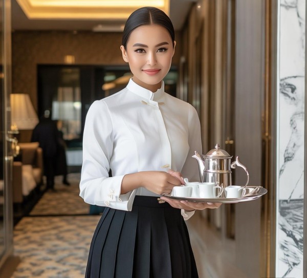 酒店服务员礼仪形象，你的形象与服务完美对接