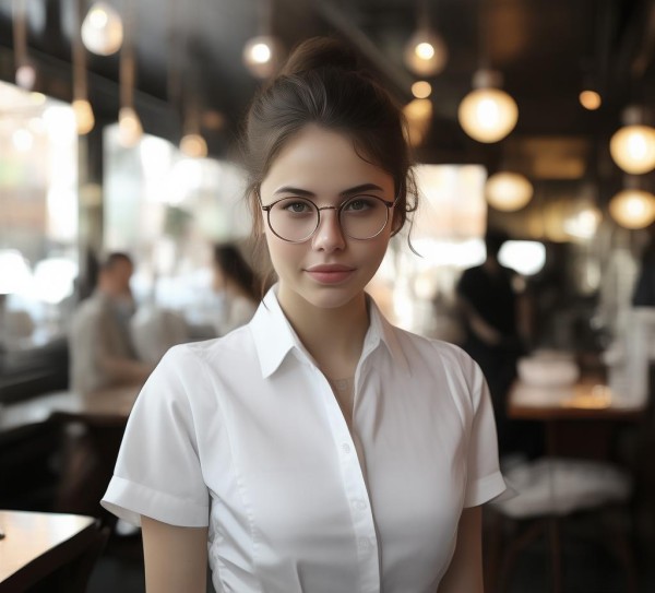 职场双重身份的餐饮服务员