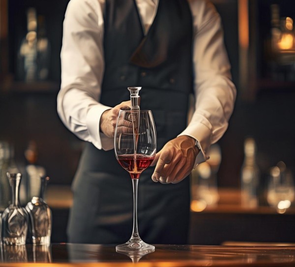 酒店服务员的倒酒礼仪