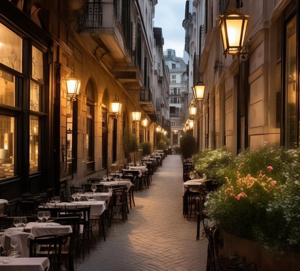 格拉菲尼酒店，选择餐厅的必经之路