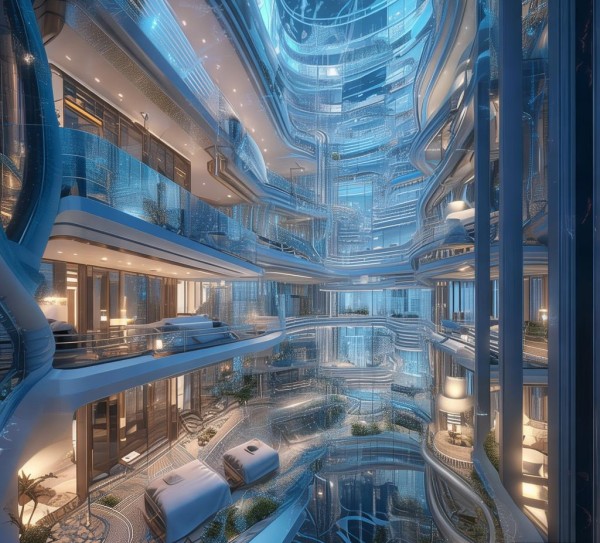 Nested Spaces:五星级酒店的未来与未来五星级酒店