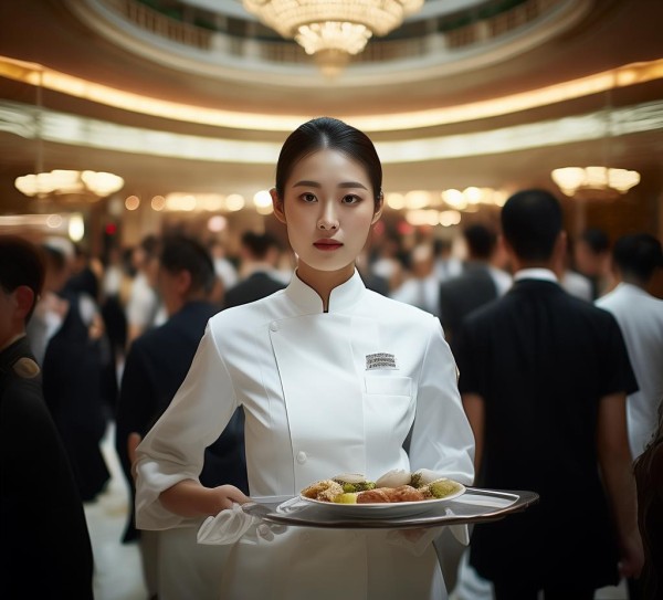 银河酒店餐饮服务员,默默付出,成就 hero 之职 银河酒店餐饮服务员,默默付出,成就 hero 之职