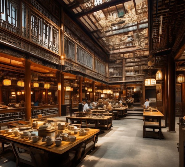 茶楼与酒店,共用空间,共享体验 茶楼与酒店,共用空间,共享体验